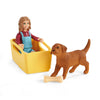 Schleich Farm World Puppy Wagon Ride-42543-Animal Kingdoms Toy Store