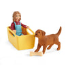 Schleich Farm World Puppy Wagon Ride-42543-Animal Kingdoms Toy Store