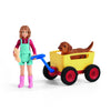 Schleich Farm World Puppy Wagon Ride-42543-Animal Kingdoms Toy Store