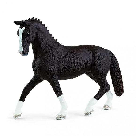 Schleich Hanoverian Mare Black-13927-Animal Kingdoms Toy Store
