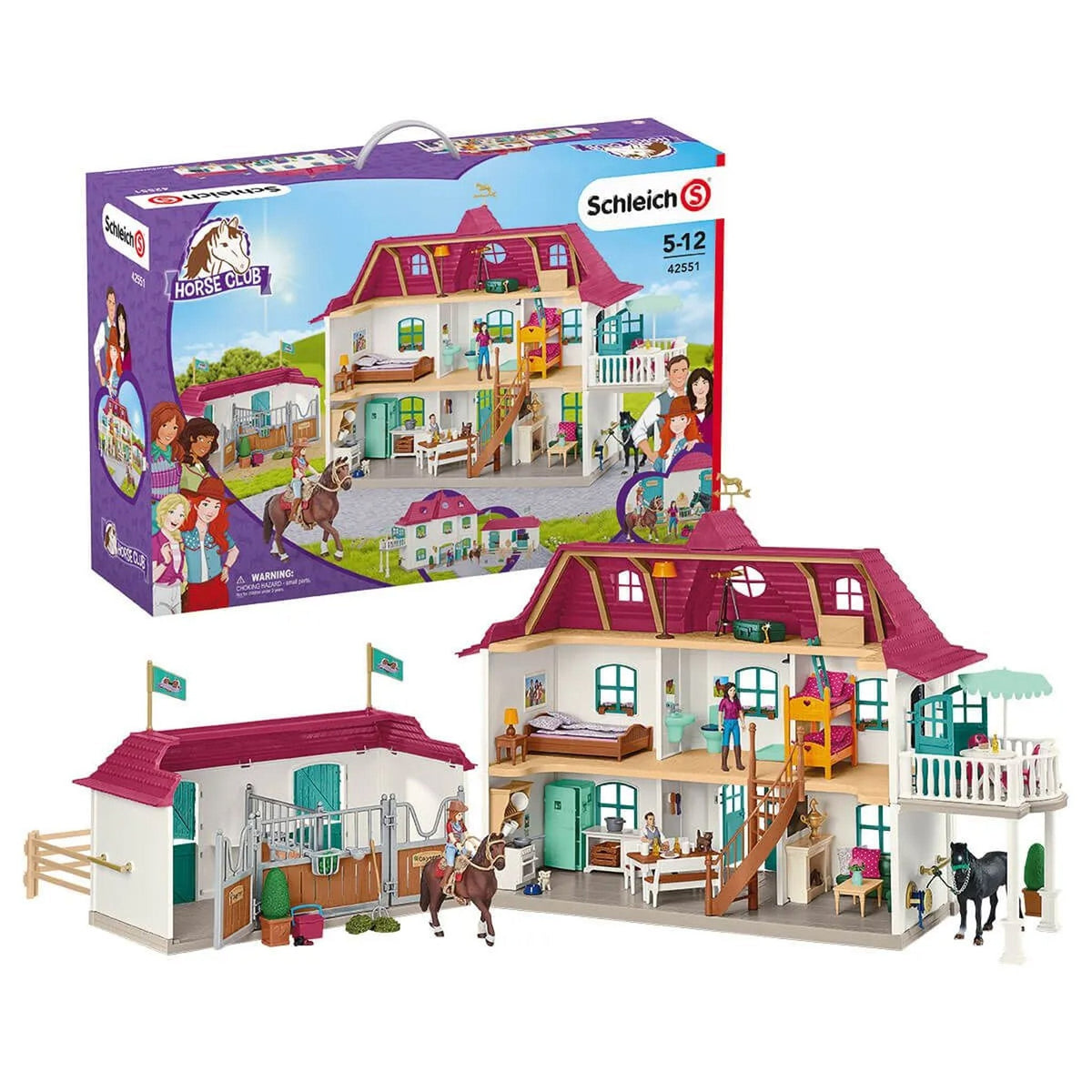 Schleich Horse Club Lakeside Horse Farm-42551-Animal Kingdoms Toy Store