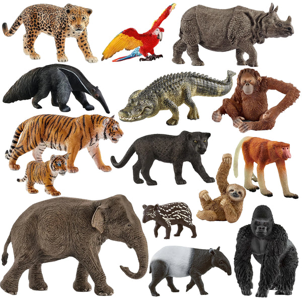 Schleich Jungle Animals – 15 piece set
