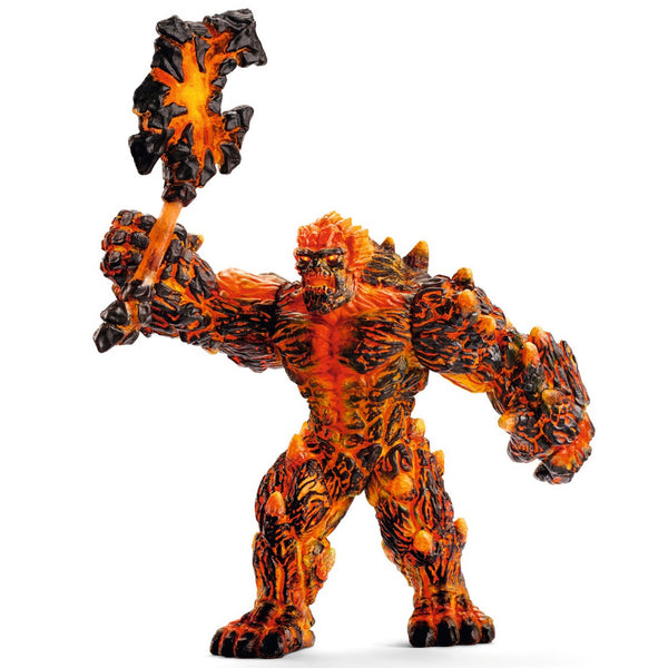 Schleich Lava golem with weapon-42447-Animal Kingdoms Toy Store