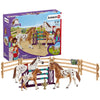 Schleich Lisa's Tournament Training-42433-Animal Kingdoms Toy Store