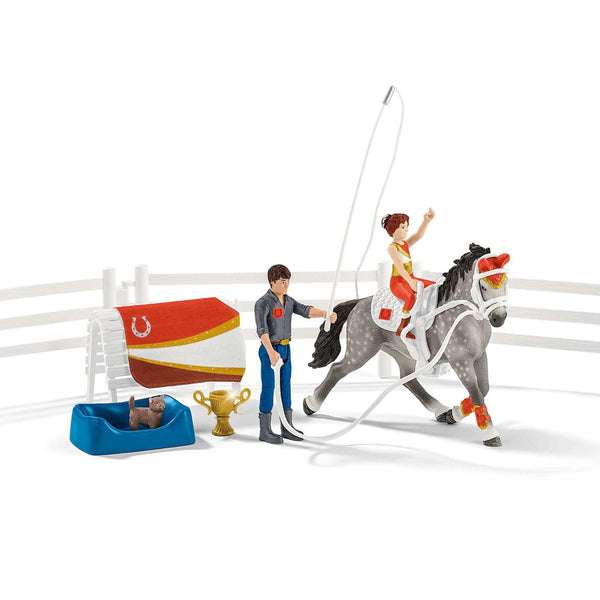 Schleich Mia's Vaulting Riding Set-42443-Animal Kingdoms Toy Store