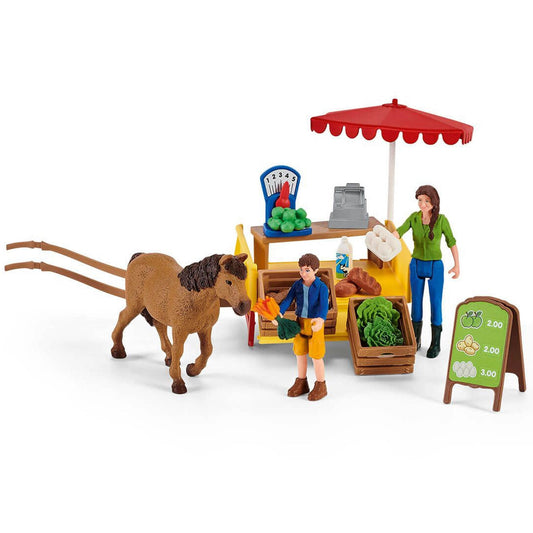Schleich Mobile Farm Stand-42528-Animal Kingdoms Toy Store