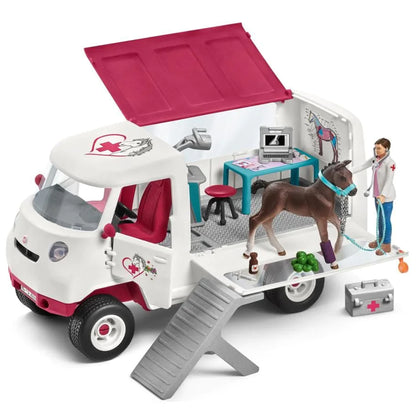 Schleich Mobile Vet with Hanoverian Foal