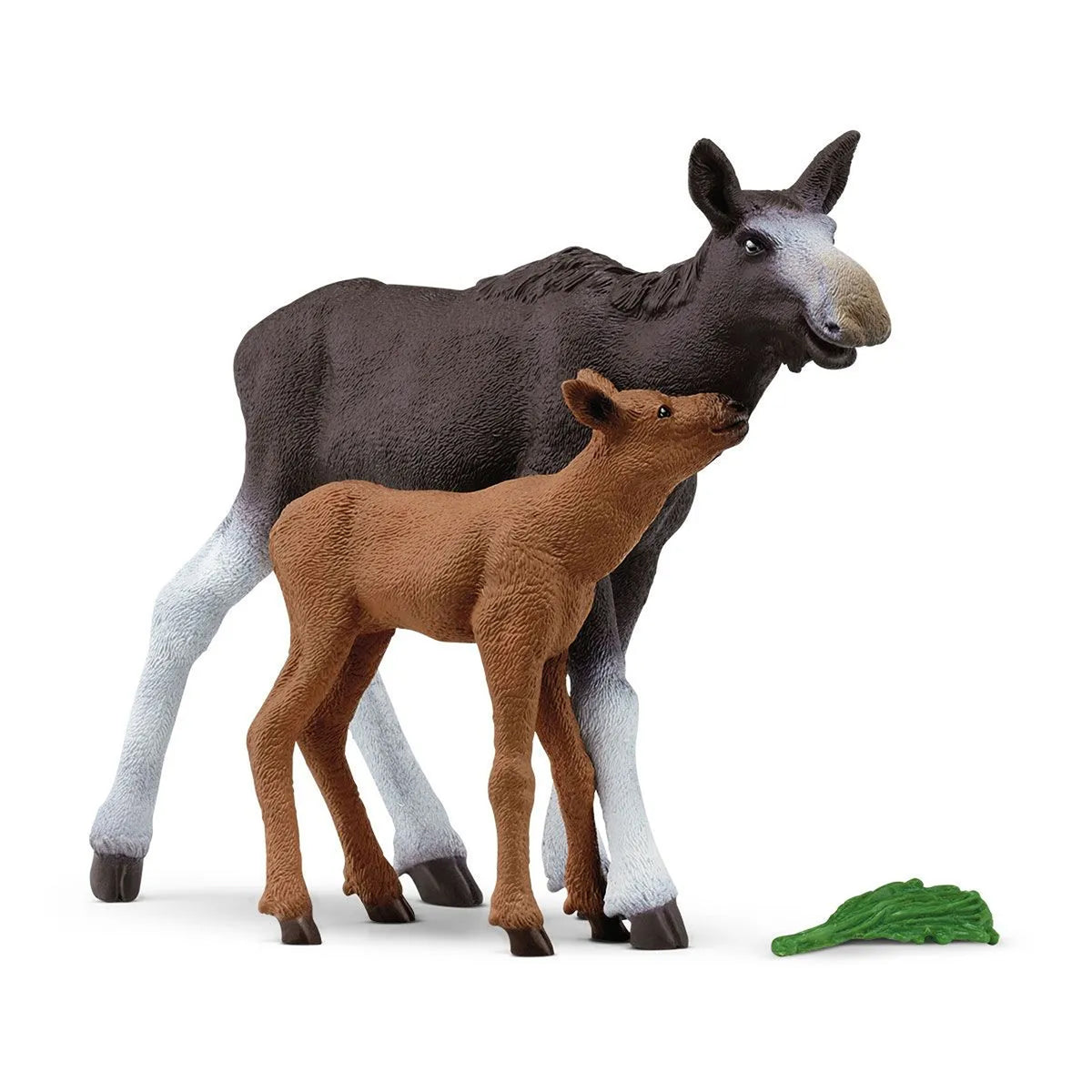 Schleich Moose Cow with Calf