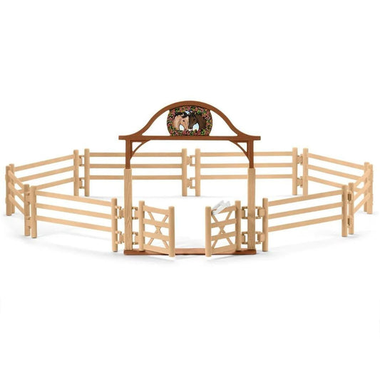 Schleich Paddock with Entry Gate - Damaged Box