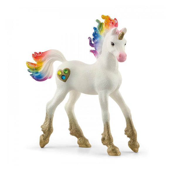Schleich Rainbow Unicorn Foal-70727-Animal Kingdoms Toy Store
