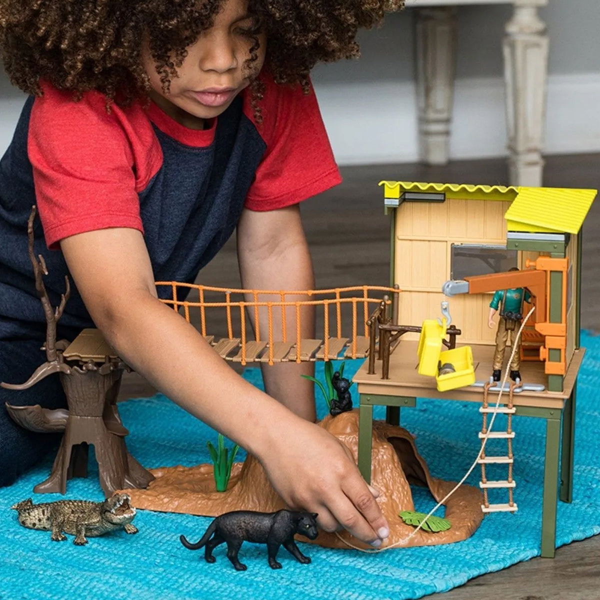 Schleich Wild Life Ranger Adventure Station-42507-Animal Kingdoms Toy Store