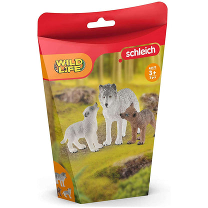 Schleich Wolf Mother with Pups