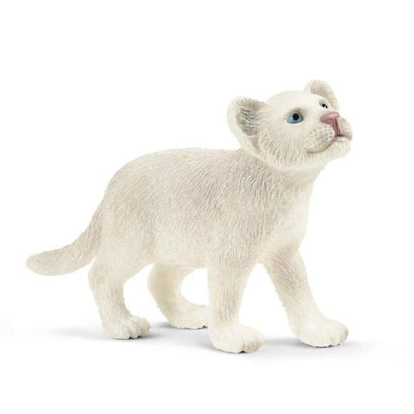 Schleich White Lion Cub-42505C-Animal Kingdoms Toy Store