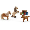 Schleich Mini Shetty Family-41432-Animal Kingdoms Toy Store