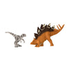 Jurassic World Dominion Minis Stegosaurus and Atrociraptor