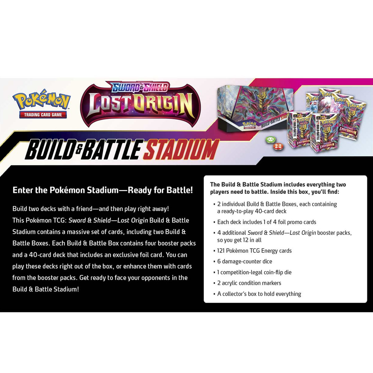 Lost Origin Build Pokemon TCG - Sword and Shield - Lost Origin Build & Battle Stadium ...