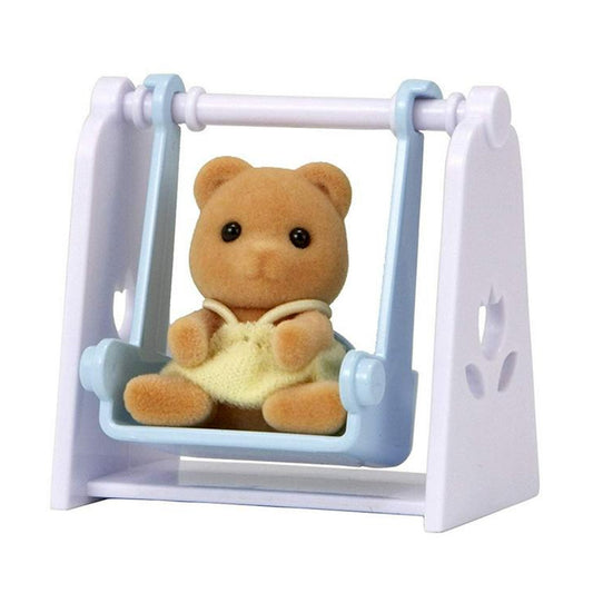 Sylvanian Families Bear Baby With Swing-4559-Animal Kingdoms Toy Store