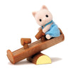 Sylvanian Families Cat Baby With See-Saw-4560-Animal Kingdoms Toy Store