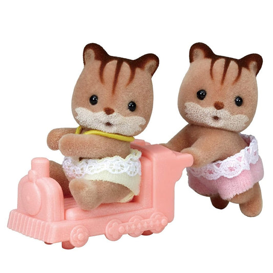 Sylvanian Families Walnut Squirrel Twins-5421-Animal Kingdoms Toy Store