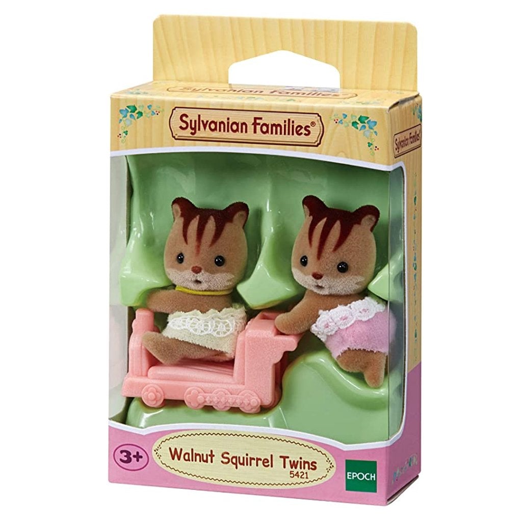 Sylvanian Families Walnut Squirrel Twins-5421-Animal Kingdoms Toy Store