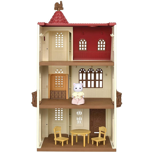 Sylvanian Families Red Roof Tower Home-5400-Animal Kingdoms Toy Store