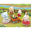 Sylvanian Families BBQ Picnic Set with Elephant Girl