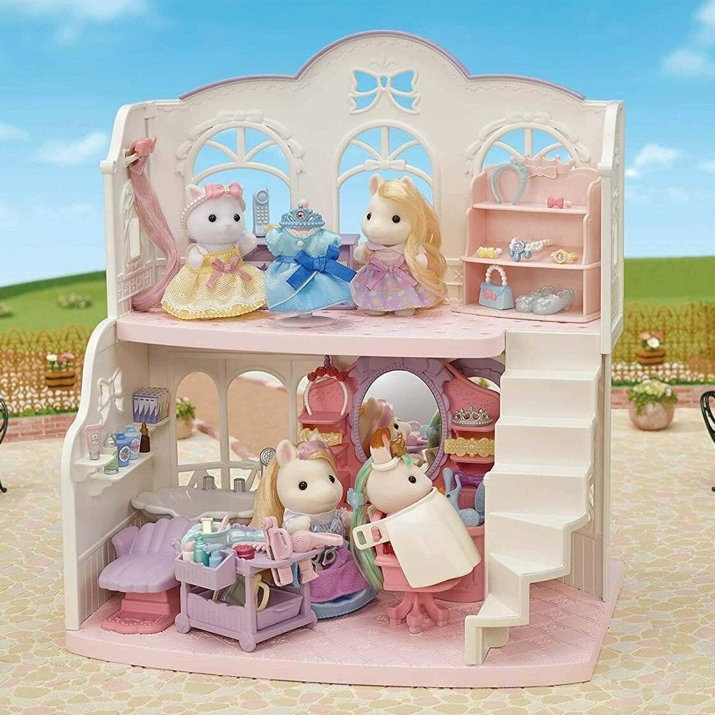 Sylvanian Families Fashionable Styling! Beauty Hair Salon-146601-Animal Kingdoms Toy Store