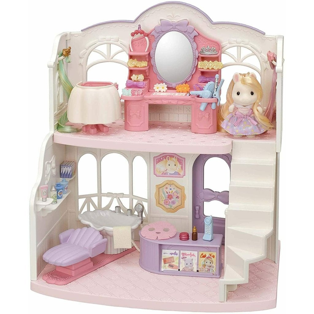 Sylvanian Families Fashionable Styling! Beauty Hair Salon-146601-Animal Kingdoms Toy Store
