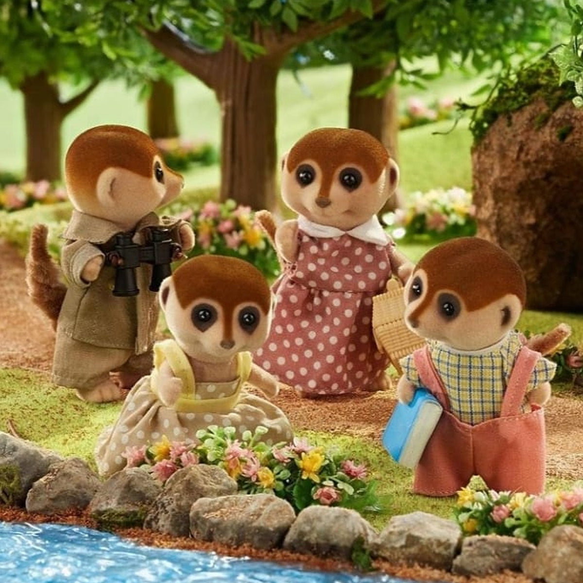 Sylvanian Families Meerkat Family-5617-Animal Kingdoms Toy Store