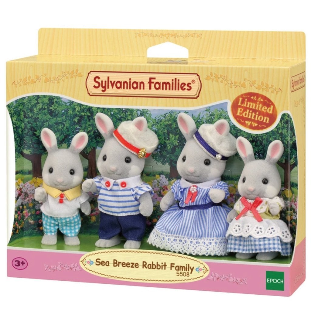 Sylvanian Families Sea Breeze Rabbit Family Limited Edition-5508-Animal Kingdoms Toy Store
