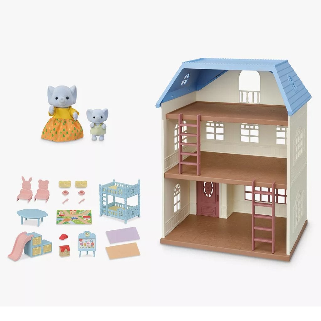 Sylvanian Families Sky Blue Terrace Gift Set-5513-Animal Kingdoms Toy Store