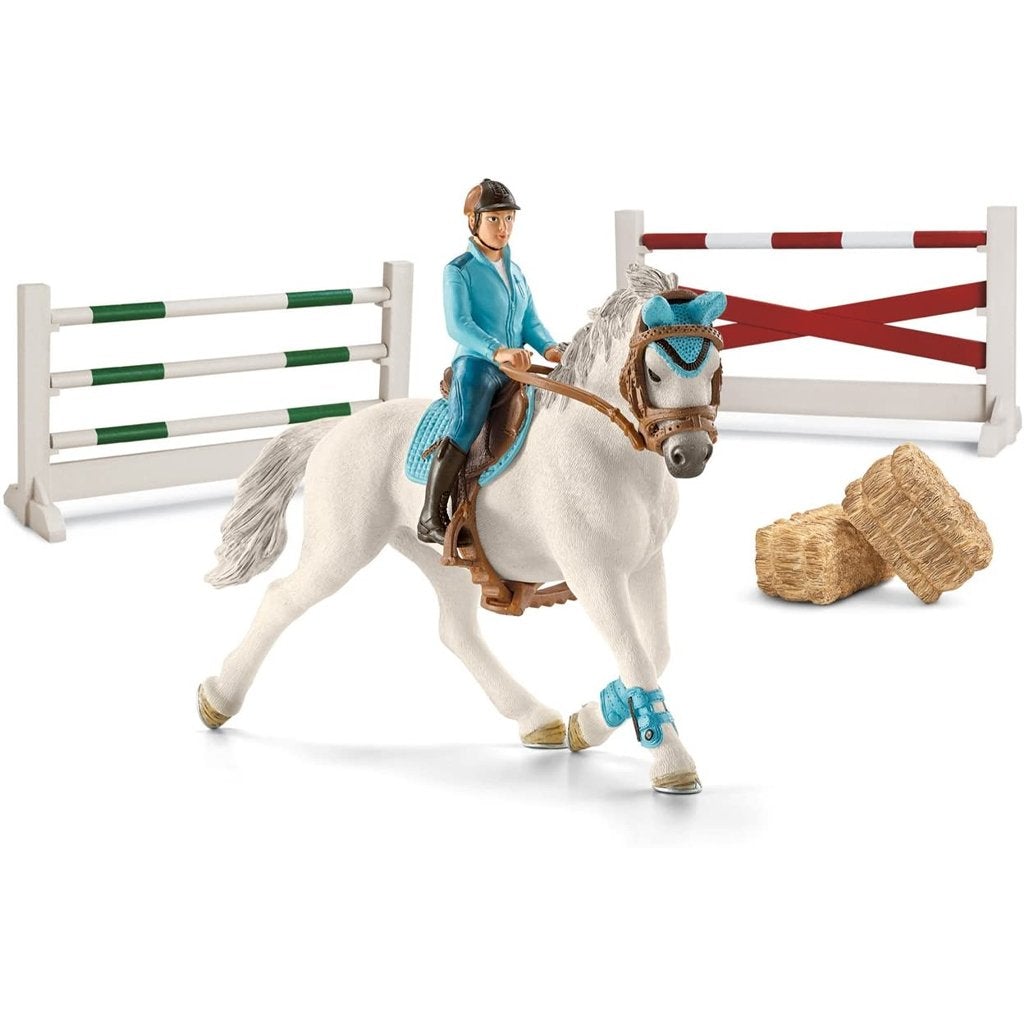 Tournament Horse, Rider and Fences Set-42190-Animal Kingdoms Toy Store