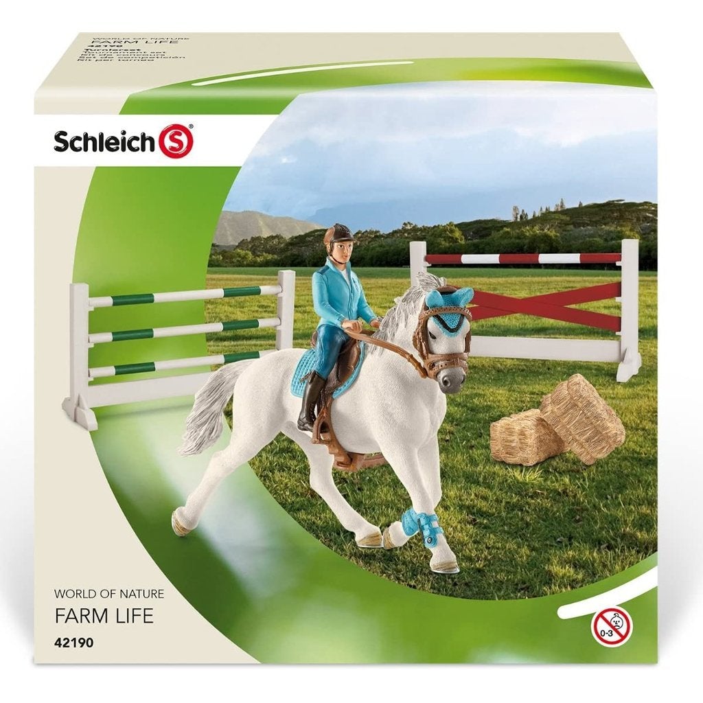 Tournament Horse, Rider and Fences Set-42190-Animal Kingdoms Toy Store