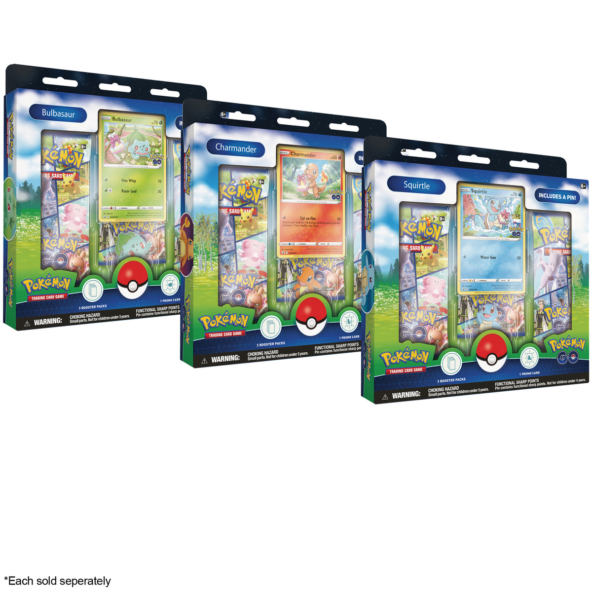 Pokemon TCG Pokemon GO Pin Collection - Charmander