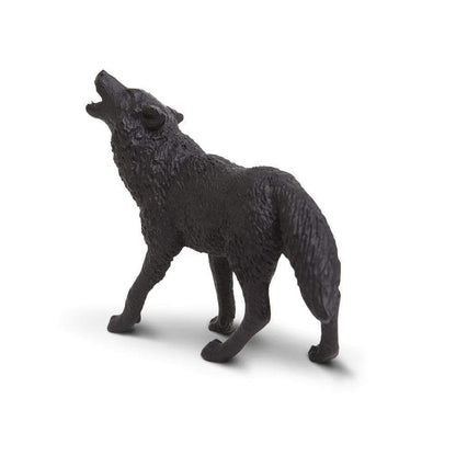Safari Ltd Black Wolf-SAF181129-Animal Kingdoms Toy Store