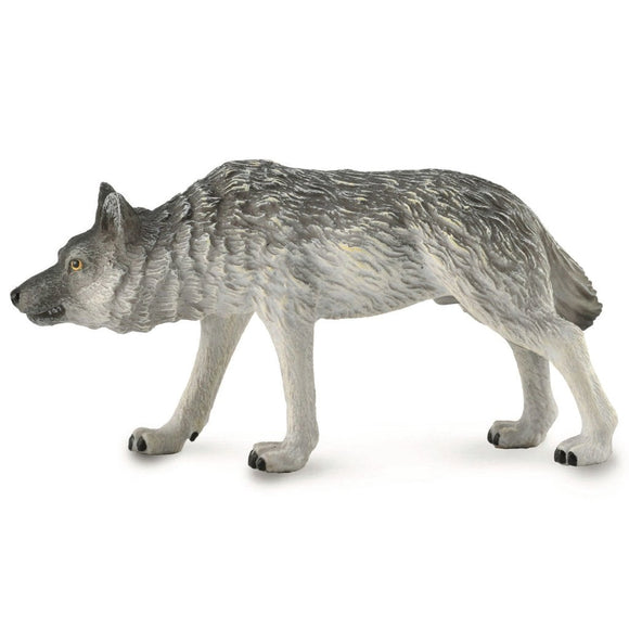 CollectA Timber Wolf Hunting 2019-88845-Animal Kingdoms Toy Store