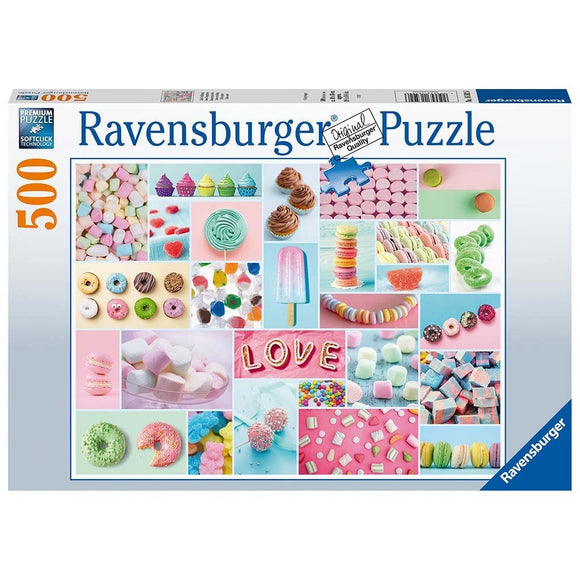 Ravensburger At Sweet Collage 500pc-RB16592-6-Animal Kingdoms Toy Store