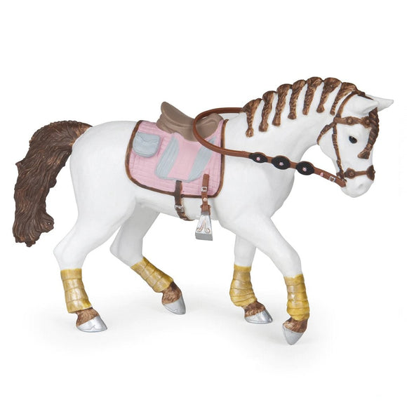 Papo Braided Mane Horse-51525-Animal Kingdoms Toy Store