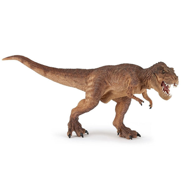 Papo Brown running Tyrannosaurus Rex-55075-Animal Kingdoms Toy Store