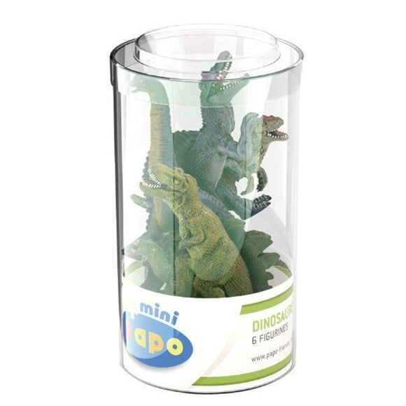 Papo Prehistoric Mini Tube of Dinosaurs-33019-Animal Kingdoms Toy Store