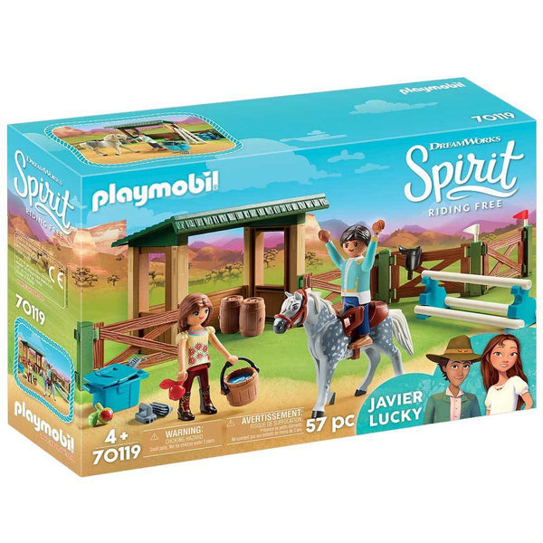 Playmobil DreamWorks Spirit Riding Free Riding Arena with Lucky & Javier-70119-Animal Kingdoms Toy Store