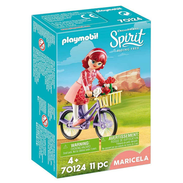 Playmobil DreamWorks Spirit Riding Free Maricela with Bicycle-70124-Animal Kingdoms Toy Store