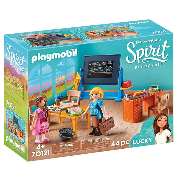 Playmobil DreamWorks Spirit Riding Free Miss Flores Classroom-70121-Animal Kingdoms Toy Store