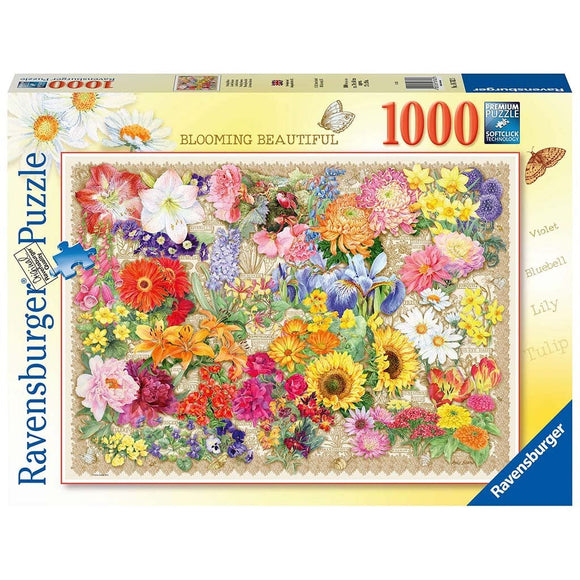Ravensburger Blooming Beautiful 1000pc Puzzle-RB16762-3-Animal Kingdoms Toy Store