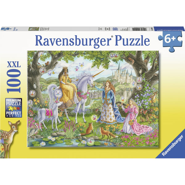 Ravensburger Princess Party Puzzle 100pc-RB10402-4-Animal Kingdoms Toy Store