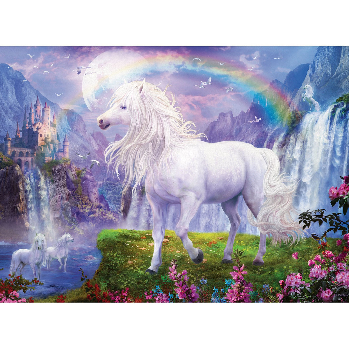 Ravensburger Mystic Steeds 500pc-RB15007-6-Animal Kingdoms Toy Store