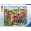 Ravensburger Cute Dogs in the Garden 500pc-RB15036-6-Animal Kingdoms Toy Store
