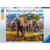 Ravensburger Elephant Family 500pc-RB15040-3-Animal Kingdoms Toy Store