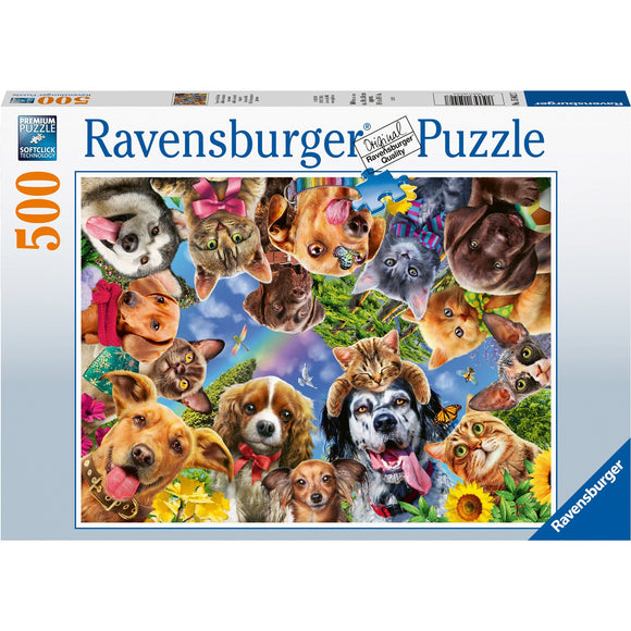 Ravensburger Animal Selfie Puzzle 500pc-RB15042-7-Animal Kingdoms Toy Store