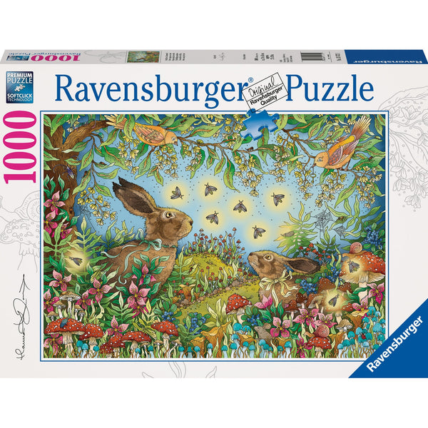Ravensburger Nocturnal Forest Magic Puzzle 1000pc-RB15172-1-Animal Kingdoms Toy Store
